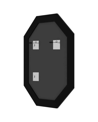 Зеркало 74х94 см белая кожа с хромом Evoform Octagon BY 7445