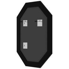 Зеркало 59х74 см белая кожа с хромом Evoform Octagon BY 7443