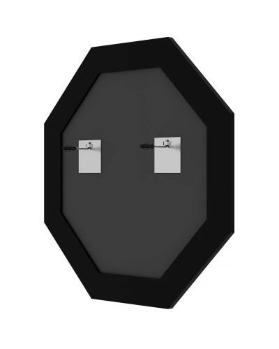 Зеркало 74х74 см белая кожа с хромом Evoform Octagon BY 7441