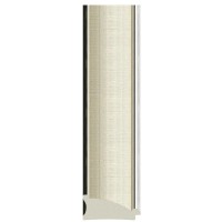 Зеркало 64х64 см белая кожа с хромом Evoform Octagon BY 7440