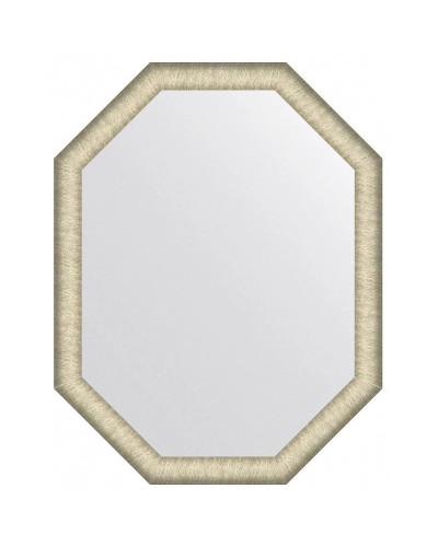 Зеркало 70х90 см брашированное серебро Evoform Octagon BY 7427
