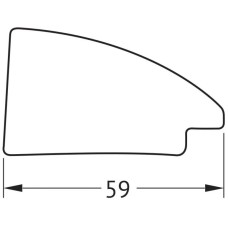 Зеркало 50х50 см брашированное серебро Evoform Octagon BY 7421