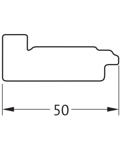 Зеркало 64х64 см состаренное дерево Evoform Octagon BY 7420
