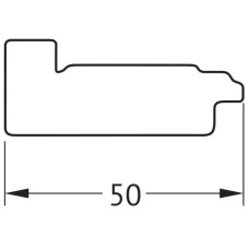 Зеркало 59х79 см состаренное дерево Evoform Octagon BY 7417