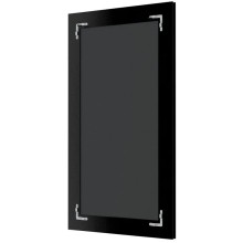 Зеркало 129х184 см белая кожа с хромом Evoform Exclusive-G BY 4576