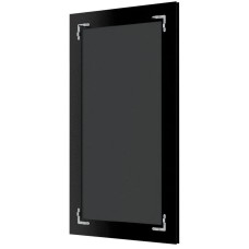 Зеркало 129х184 см белая кожа с хромом Evoform Exclusive-G BY 4576