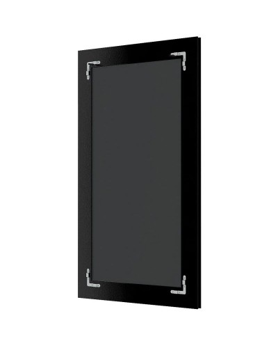 Зеркало 94х119 см белая кожа с хромом Evoform Exclusive-G BY 4573