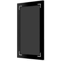 Зеркало 64х154 см белая кожа с хромом Evoform Exclusive-G BY 4568