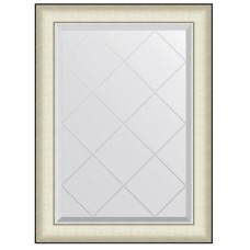 Зеркало 64х87 см белая кожа с хромом Evoform Exclusive-G BY 4567