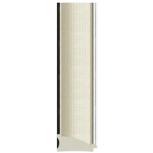 Зеркало напольное 79х200 см белая кожа с хромом Evoform Exclusive-G floor BY 6393