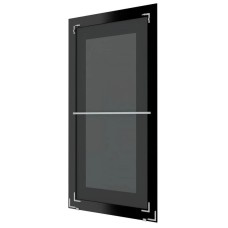 Зеркало 109х200 см белая кожа с хромом Evoform Exclusive-G floor BY 6394