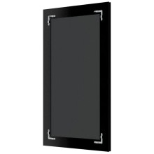 Зеркало 114х174 см белая кожа с хромом Evoform Exclusive BY 7458