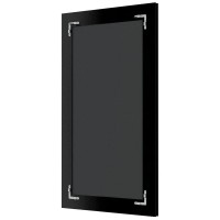 Зеркало 64х154 см белая кожа с хромом Evoform Exclusive BY 7456