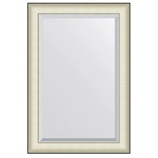 Зеркало 64х94 см белая кожа с хромом Evoform Exclusive BY 7451