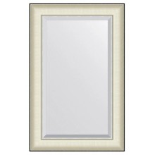 Зеркало 54х84 см белая кожа с хромом Evoform Exclusive BY 7450