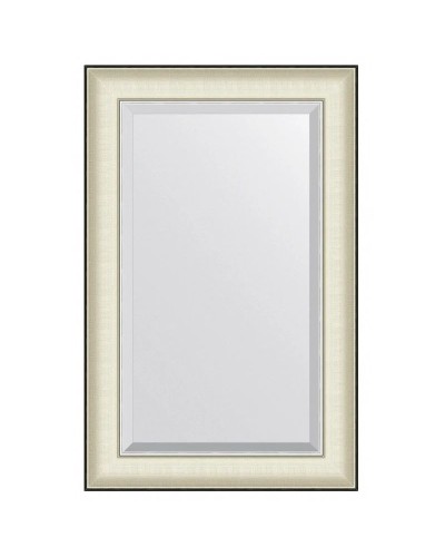 Зеркало 54х84 см белая кожа с хромом Evoform Exclusive BY 7450