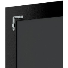 Зеркало 54х84 см белая кожа с хромом Evoform Exclusive BY 7450