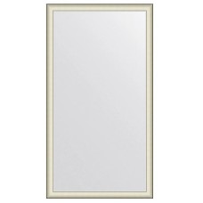 Зеркало напольное 109х200 см белая кожа с хромом Evoform Definite floor BY 6042