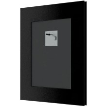 Зеркало 44х54 см белая кожа с хромом Evoform Definite BY 7636