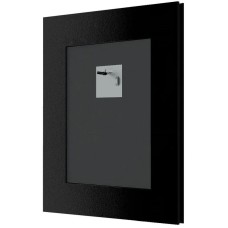 Зеркало 44х54 см белая кожа с хромом Evoform Definite BY 7636