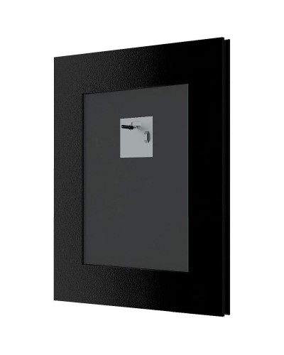 Зеркало 44х54 см белая кожа с хромом Evoform Definite BY 7636