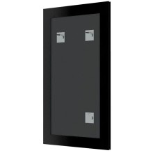 Зеркало 68х118 см белая кожа с хромом Evoform Definite BY 7631