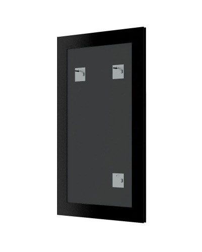 Зеркало 68х88 см белая кожа с хромом Evoform Definite BY 7630