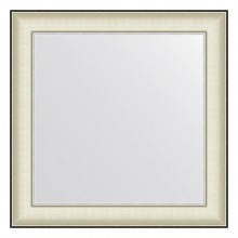 Зеркало 68х68 см белая кожа с хромом Evoform Definite BY 7629