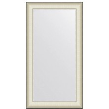 Зеркало 58х108 см белая кожа с хромом Evoform Definite BY 7627