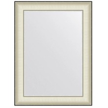 Зеркало 58х78 см белая кожа с хромом Evoform Definite BY 7626