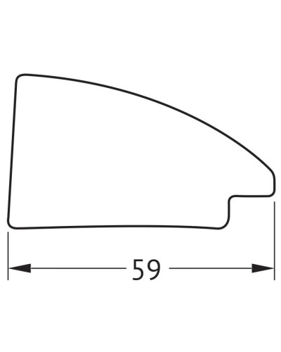 Зеркало 63х63 см брашированное серебро Evoform Definite BY 7607