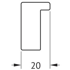 Зеркало 33х43 см черный Evoform Definite BY 7469