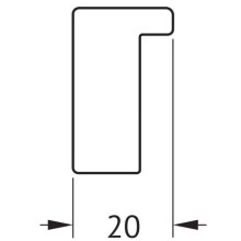 Зеркало 66х86 см черный Evoform Definite BY 7466