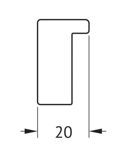 Зеркало 46х66 см черный Evoform Definite BY 7459
