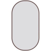 Зеркало 55х95 см шоколад матовый Caprigo Контур М-359-L809