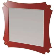 Зеркало 98х85,9 см красный матовый Caprigo Bourget 11031-B014