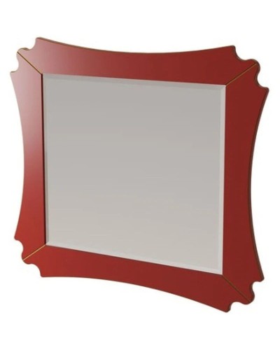 Зеркало 98х85,9 см красный матовый Caprigo Bourget 11031-B014