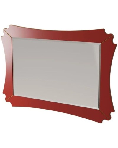 Зеркало 124,6х84,2 см красный матовый Caprigo Bourget 11032-B014