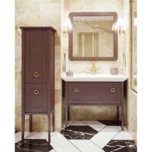 Зеркало 90х90 см шоколад матовый Caprigo Jersey 34331-L809