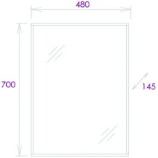 Зеркало 48х70 см дуб сонома Onika Тимбер 204803