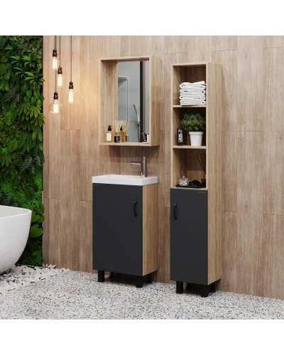 Зеркало 48х70 см дуб сонома Onika Тимбер 204803