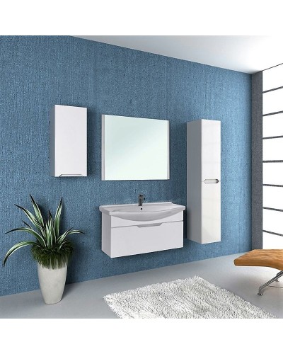 Зеркало Dreja Uni 85 99.9006 Белое