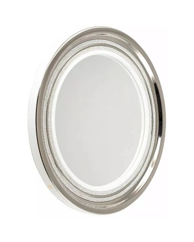 Зеркало 69х69 см белый декор платина Migliore Dubai 28449