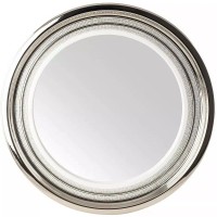 Зеркало 69х69 см белый декор платина Migliore Dubai 28449