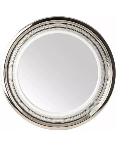 Зеркало 69х69 см белый декор платина Migliore Dubai 28449