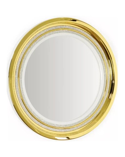 Зеркало 69х69 см белый декор золото Migliore Dubai 27495