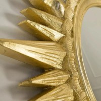 Зеркало 117х117 см золотой Migliore Солнышко 30581