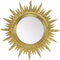 Зеркало 117х117 см золотой Migliore Солнышко 30581