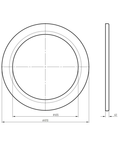 Зеркало 87х87 см золотой Migliore 26356