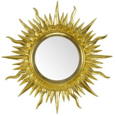 Зеркало 98х98 см золотой Migliore Солнышко 30609